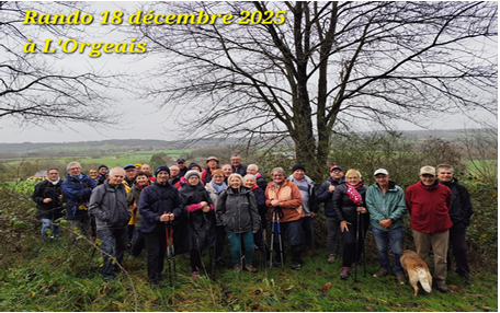 Randonnées pédestre l'Orgeais 
